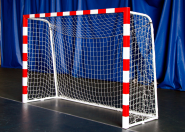 Ворота гандбольные-минифутбольные стальные улучшенные, премиум пара 3.055