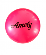 Мяч для художественной гимнастики Amely AGB-101 15 см розовый УТ-00012846
