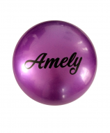 Мяч для художественной гимнастики Amely AGB-101 15 см фиолетовый УТ-00012850
