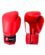 Перчатки боксерские детские Rusco 6oz к/з красный УТ-00010472