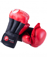 Перчатки для рукопашного боя PRO, к/з, красный 6 Rusco УТ-00017249
