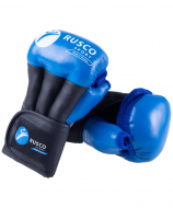 Перчатки для рукопашного боя PRO, к/з, синий 6 Rusco УТ-00017250