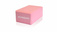 Блок для занятий йогой розовый MF-BRICK-BLOCK-PINK