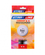 Мячи для настольного тенниса Start Line Standart 2* белый (6шт.) УТ-00005877