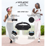 Беговая сумка на пояс Fitletic Mini Sport Belt неоновый розовый