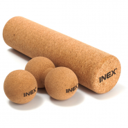 Цилиндр для пилатес INEX Cork Roller 40 х 10 см, пробка CORKROLLER