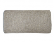 Болстер для йоги прямоугольный Индра 62х14х32 см серый с лузгой гречихи