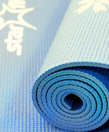 Коврик для йоги STAR FIT FM-102 PVC с рисунком, синий УТ-00007244