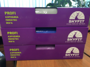 Коврик для пилатес SKYFIT PRO фиолетовый с люверсами SF-PMp