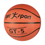 Мяч баскетбольный резиновый Getsport GT-5 размер 5
