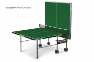 Cтол теннисный Start Line Game Outdoor с сеткой зелёный 6034-1