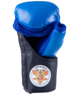 Перчатки для рукопашного боя PRO, к/з, синий 10 Rusco УТ-00017250