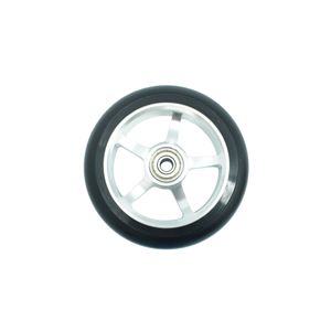 Колесо для трюкового самоката 110мм сер., AL6061/ПУ КИТАЙСКИЕ ПРОИЗВОДИТЕЛИ NTB20687