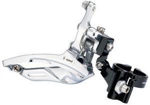 Крепление переднего переключателя, рег. угол, алюминий CNC, D:28,6 COLOURY ZTB17085