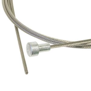 Трос тормоза 1,5х2750мм, головка 6x8мм (для шоссе) КИТАЙСКИЕ ПРОИЗВОДИТЕЛИ ZTB18383