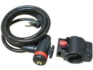 Замок TY-511-1 8х1800мм с ключом и держателем, в торг. уп. ТАЙВАНЬСКИЕ ПРОИЗВОДИТЕЛИ NTB10296