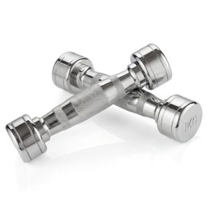 Гантель хром 1 кг (2 штуки) VictoryFit VF-CR010-2