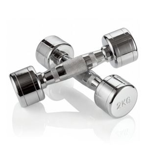 Гантель хром 2 кг (2 штуки) VictoryFit VF-CR020-2