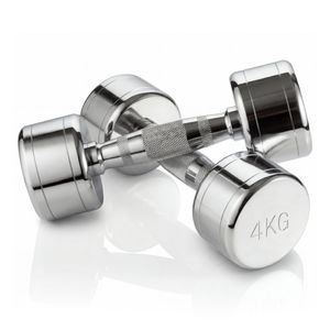 Гантель хром 4 кг (2 штуки) VictoryFit VF-CR040-2