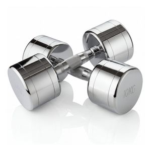 Гантель хром 10 кг (2 штуки) VictoryFit VF-CR100-2