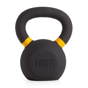 Гиря чугунная с цветным кольцом 16 кг (модель: К-3) VictoryFit VF-KCR160