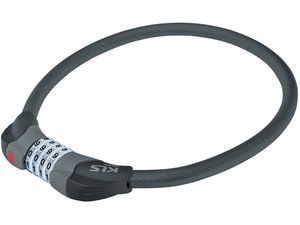 Замок тросовый CRYPT, кодовый, чёрный KELLYS NKE78665