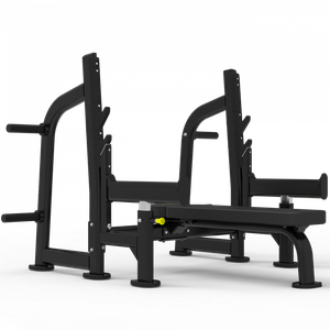 Impulse ITF8202+ITF8202OPT олимпийская горизонтальная скамья для жима со страховочными упорами