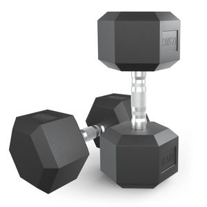 Гантель гексагональная UNIX Fit обрезиненная 17,5 кг, 2 шт. UNIX Fit™ DBHEX17_5x2