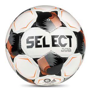Мяч футзал. SELECT Futsal Master V26, 1043471004, р.4, Basic, 32п, ПУ, руч.сш, бело-черно-оранж 4
