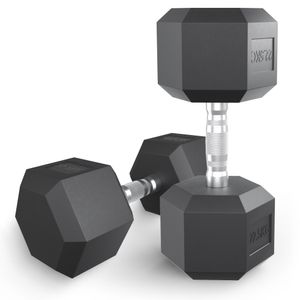 Гантель гексагональная UNIX Fit обрезиненная 22,5 кг / шт. UNIX Fit DBHEX22_5