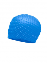 Шапочка для плавания Atemi, силикон (бабл), синяя, BS60 ATEMI 00000051898