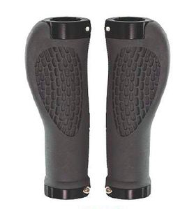 Грипсы рез. 130мм, анатом. 2 грипстопа, чёр. КИТАЙСКИЕ ПРОИЗВОДИТЕЛИ ZTB22023