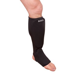 Защита голени для каратэ BC-7596 Черная (M) БОЕЦЪ BC-7596