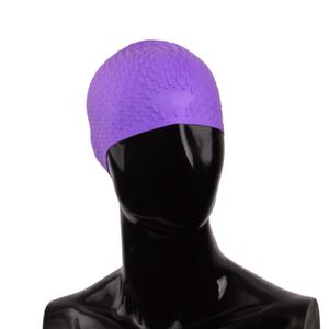 Шапочка для плавания CB-1 bubble (violet) Alpha Caprice CB-1