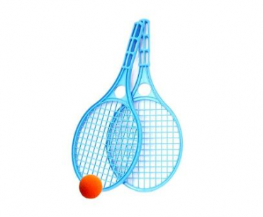 Набор детский для тенниса Ракетка -2шт., мяч МК-0701