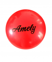 Мяч для художественной гимнастики Amely AGB-101 15 см красный УТ-00012844