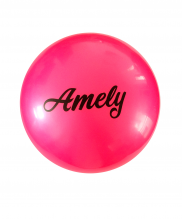 Мяч для художественной гимнастики Amely AGB-101 19 см розовый УТ-00012855