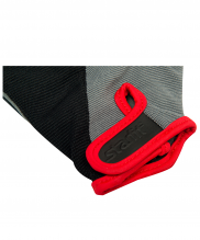 Перчатки для фитнеса STAR FIT SU-117, черный/серый/красный XL УТ-00009552