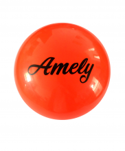 Мяч для художественной гимнастики Amely AGB-101 19 см оранжевый УТ-00012854