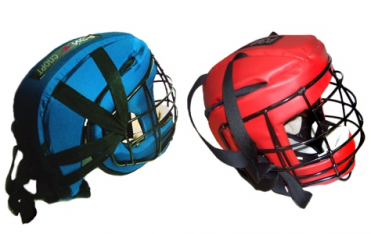 Шлем с стальной маской для армейского рукопашного боя Рэй Спорт Ш11ИК на завязках