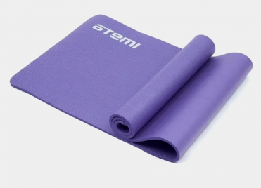 Коврик многофункциональный для туризма, фитнеса и йоги Atemi, AYM05PL, NBR, 183x61x1,0 см фиолетовый