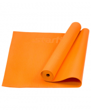 Коврик для йоги STAR FIT FM-101 PVC оранжевый УТ-00008832