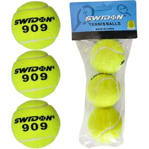 Мячи для большого тенниса Swidon 909 3 штуки (в пакете) E29373 10021606