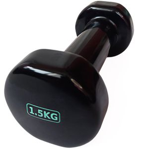 Гантель виниловая 1,5 кг (черная) HKDB115-1.5 10021902
