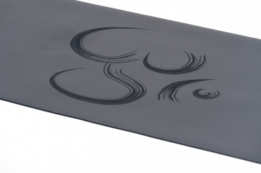 Коврик для йоги INEX Yoga PU Mat полиуретан c гравировкой 185 x 68 x 0,4 см темно-серый