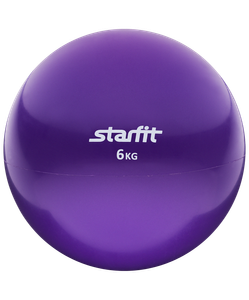 Медбол GB-703, 6 кг, фиолетовый Starfit УТ-00008277
