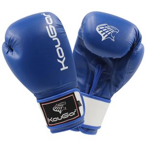 Перчатки боксерские KouGar KO300-8, 8oz, синий KOUGAR