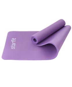 Коврик для йоги и фитнеса FM-301, NBR, 183x61x1,0 см, фиолетовый пастель Starfit УТ-00018919