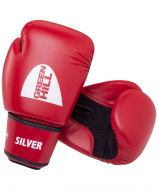 Перчатки боксерские Green Hill SILVER BGS-2039 14oz к/з красный УТ-00006345