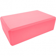 Йога блок полумягкий Sportex BE100-9 (розовый) 223х150х76мм ЭВА 10018503